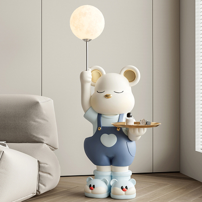 暴力熊大型落地灯摆件客厅家居电视柜沙发旁边装饰品乔迁新居礼品