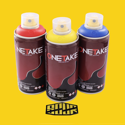 Onetake｜OT专业涂鸦艺术34色喷漆容量300ml墙绘绘画手摇喷漆面漆