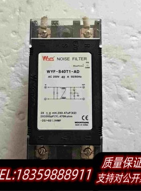 全新库存云永WYES滤波器WYF-S40T1-AD250V需询价