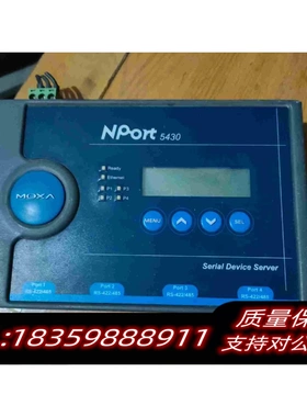全新库存MOXA摩莎串口服务器NPort5430，，，需询价