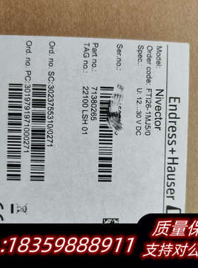 E+H 电容物位传感器 FTI26-AA4MWDG+PAZ1议价