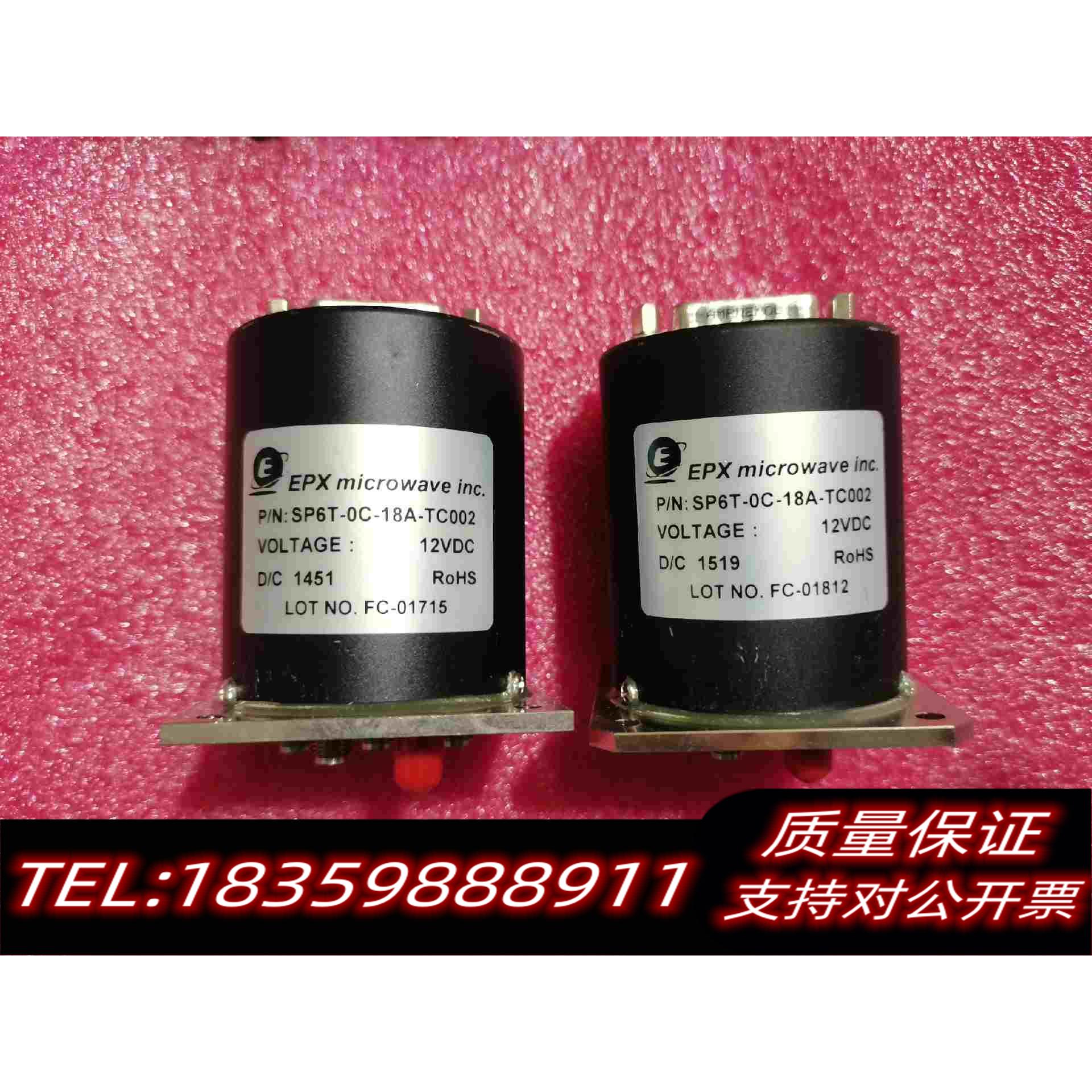 全新库存EPX同轴射频开关SP6T-0C-18A-TC002需询价