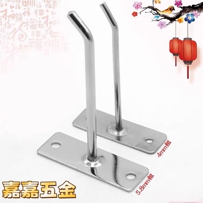 木板专用上墙挂钩电镀银色超强力