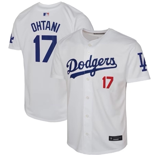 童装棒球服 Dodgers道奇队50号BETTS 17号OHTANI大谷翔平儿童球衣