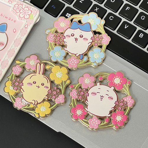 吉伊卡哇周边金属冰箱贴樱花季