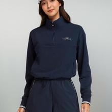 PARFOISTENNIS女运动卫衣2024春秋网球服半拉链立领套头长袖夹克