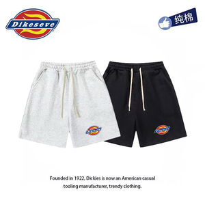 帝客迪克斯正品短裤男女情侣基础款夏季透气休闲宽松重磅纯棉潮牌