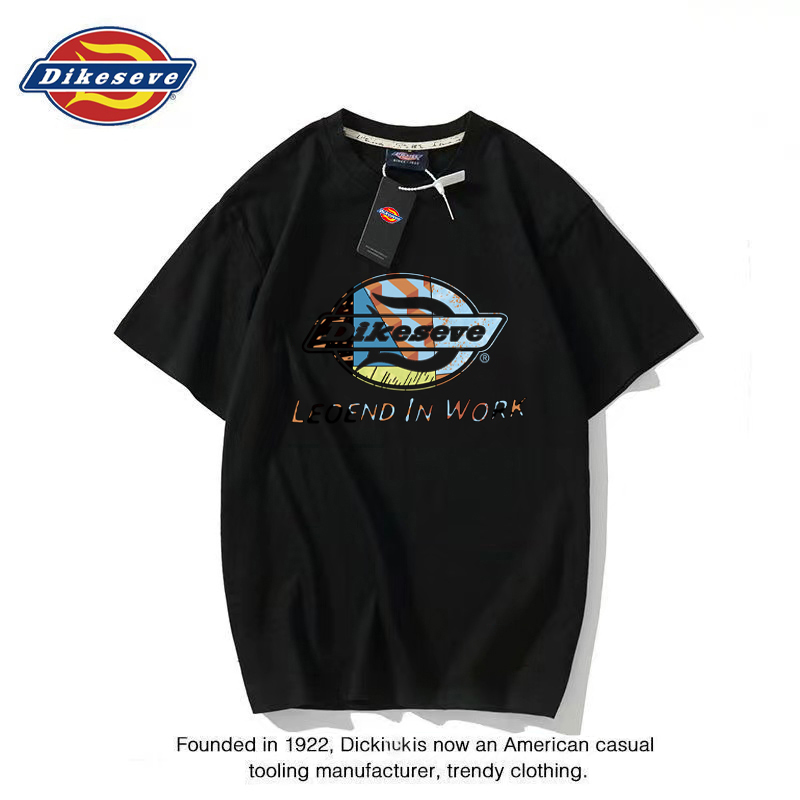 帝客迪克斯新款正品夏季纯棉短袖t恤男女款宽松情侣上衣oversize