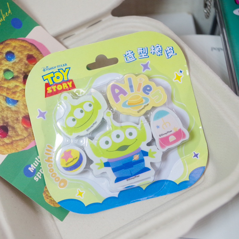 三眼仔造型橡皮擦可爱卡通