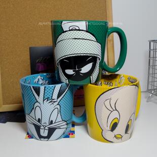 兔八哥乐一通bunny马克杯陶瓷杯宾尼兔水杯牛奶杯崔弟外贸出口