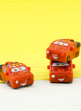 汽车总动员板牙挂件tsum公仔摆件迷你小号人偶模型赛车玩具散货