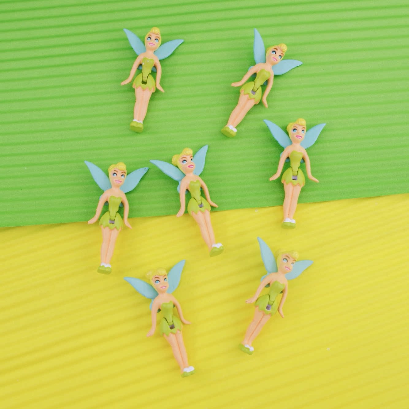 小仙子公仔摆件迷你小号手脚可动小仙女彼得潘配件小人偶日单散货