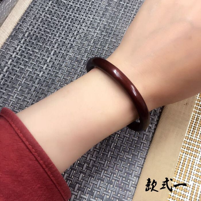 一物一图款 无节粗藤 西藏鸡血藤 山南药藤 情侣木手镯 十年老藤