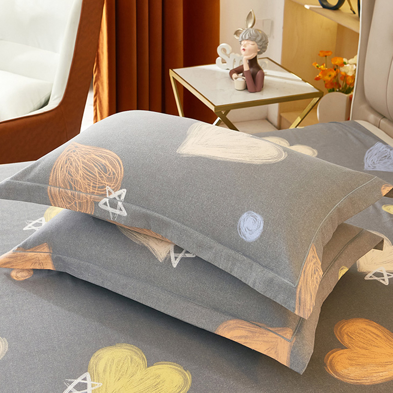 幸福驿站纯棉磨毛枕套