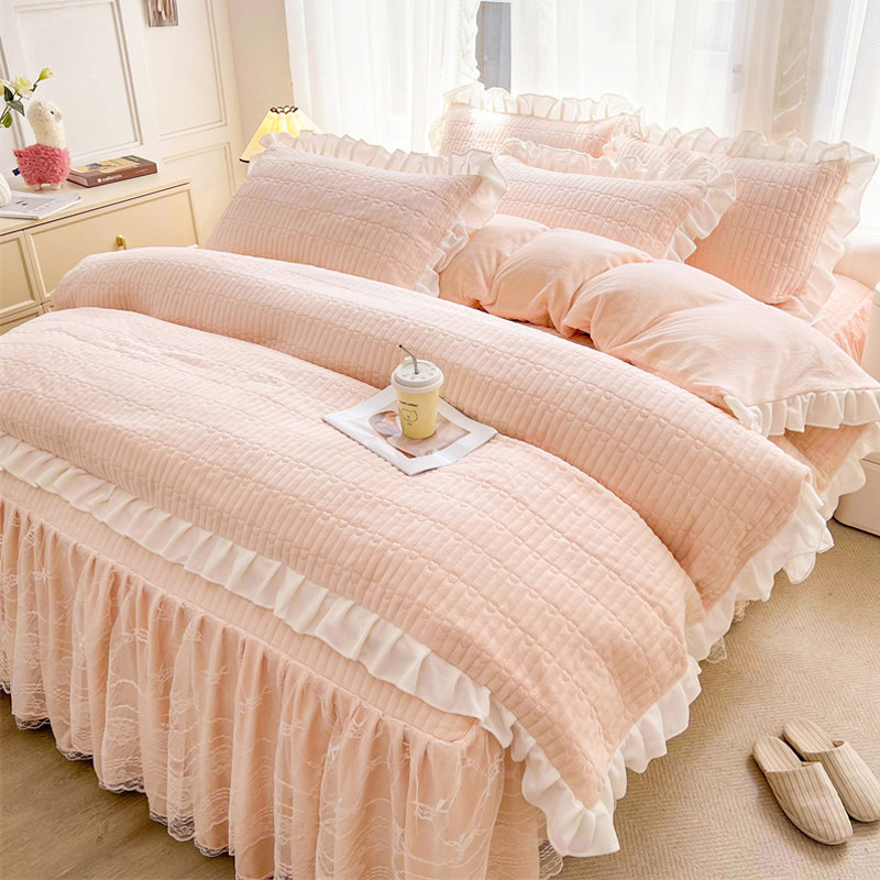 冬季A类牛奶绒夹棉加厚被套两用单件双面加绒保暖150x200x230被罩