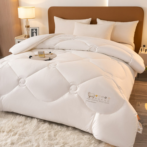 被子A类亲肤抗菌面料羊毛冬被