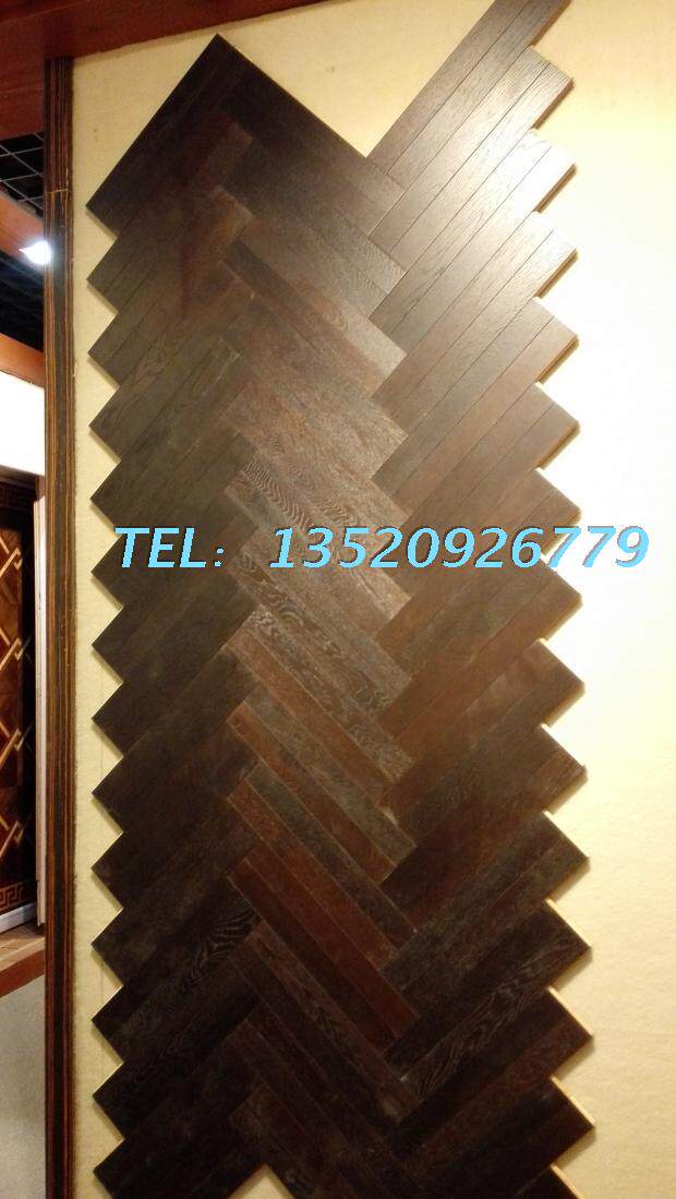 亚花梨实木复合人字拼花地板 鱼骨纹健康环保E0级 抗地热专用产品