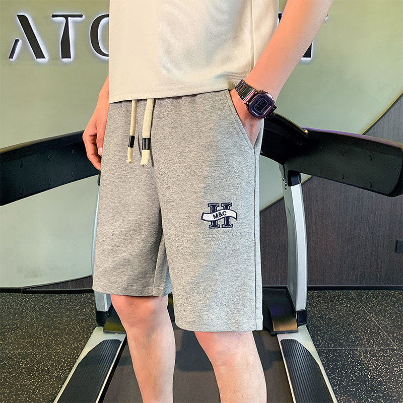 2023夏季新款运动裤五分中裤男士百搭休闲短裤B338-DK005-P48,男装休闲裤,电商B338