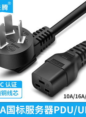 国标美标欧标英规UPS/PDU服务器电源线1.5平16A大功率机房主机线