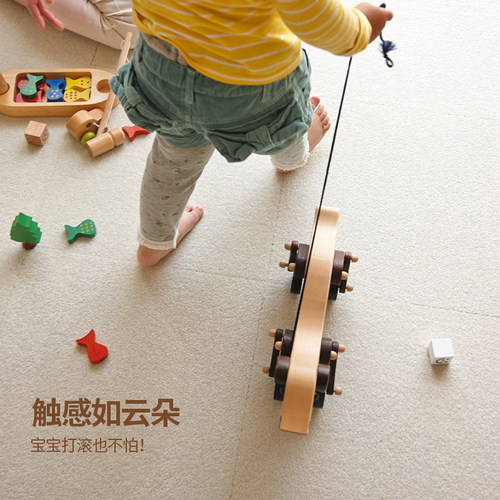 TOLI东理FF240日本进口拼接地毯无胶地垫客厅卧室宠物防滑静音
