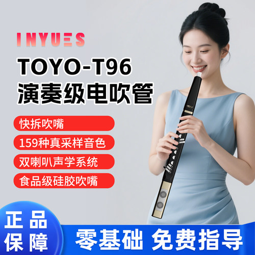 TOYO音悦师新款T96电吹管乐器大全萨克斯琵琶二胡竹笛子