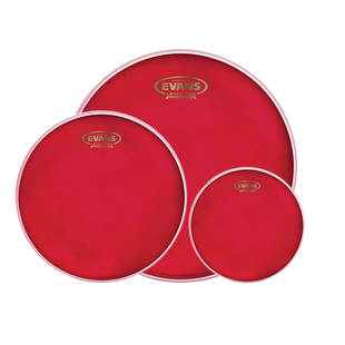Evans Hydraulic双层红色油皮鼓皮嗵鼓军鼓8/10/12/14/16/18英寸