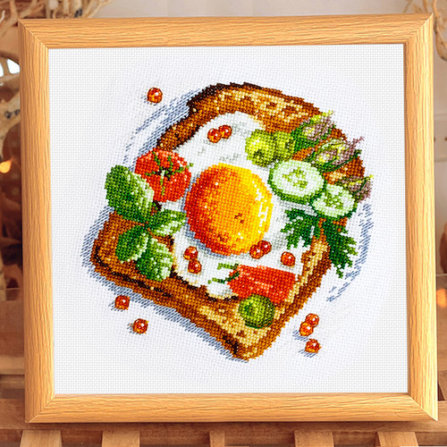 春天十字绣简约现代餐厅甜品系列