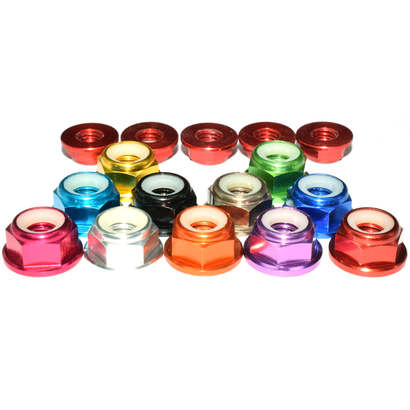 M5正反牙4.5厚法兰自锁螺帽华司