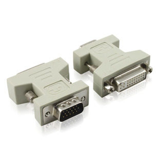 显示器转接头 DVI-I母转VGA公 DVI转VGA接口转换 24+5母 转换头