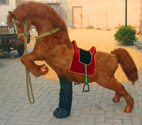 定做仿真动物 仿真马 飞马奔腾 汗血宝马 摄影道具 教学模型