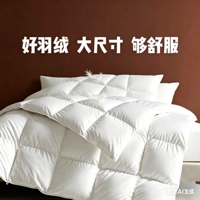 定做羽绒被 240x260夏凉被280x250x300四季春秋被270x230鹅绒冬被