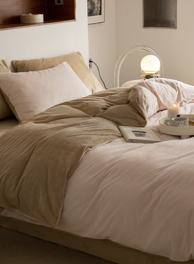 冬季绒毛被套特大尺寸定做230x240x250x260x270x280x300cm248x274