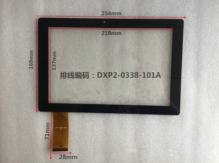 适用于 10.1寸平板触摸屏 DXP2-0338-101a触屏 手写屏 触控外屏