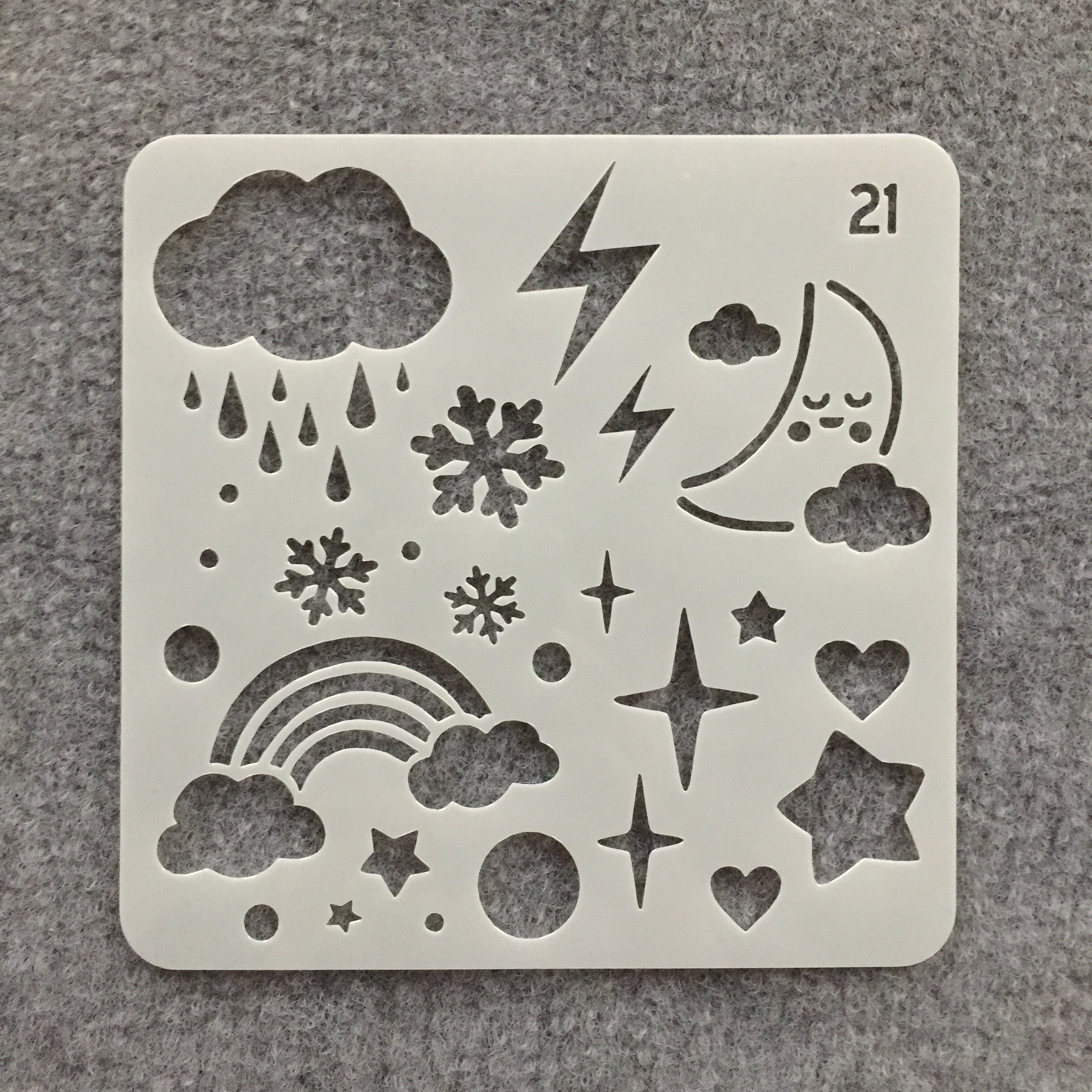 새로운 그림 템플릿 중공 그림 어린이 색칠 도구 필기 신문 제작 컬러링 아트 세트 레이스 자