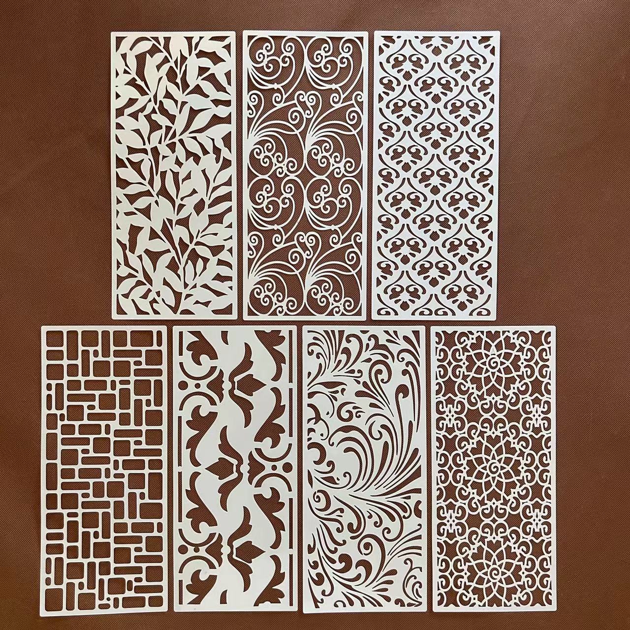 几何抽象图形绘画模板亚马逊墙绘家具装饰绘画用品创意镂空模板尺图片