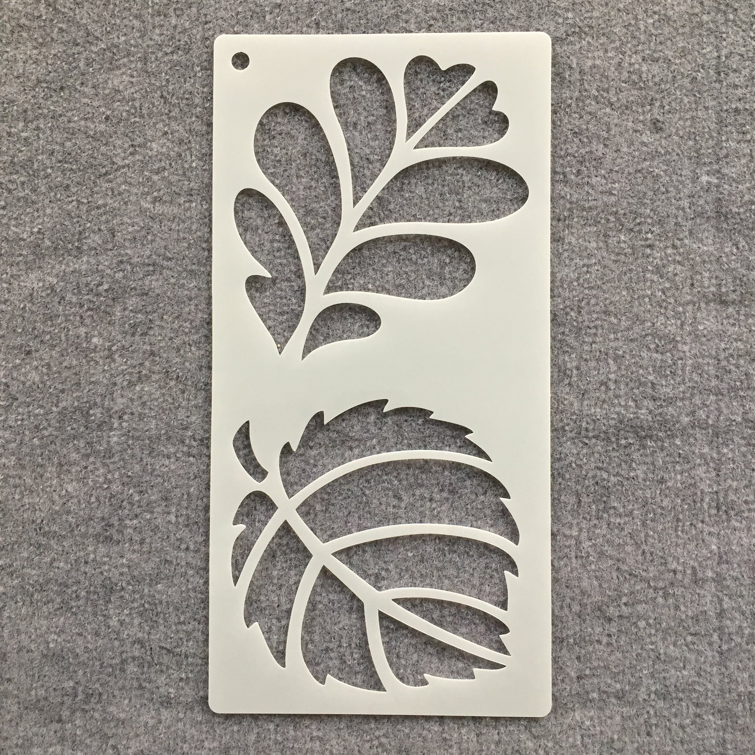 새로운 식물 잎과 꽃 중공 학생 그림 봄 템플릿 스프레이 그림 벽 패턴 조각 템플릿