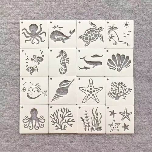 绘画模板喷绘儿童画画模板