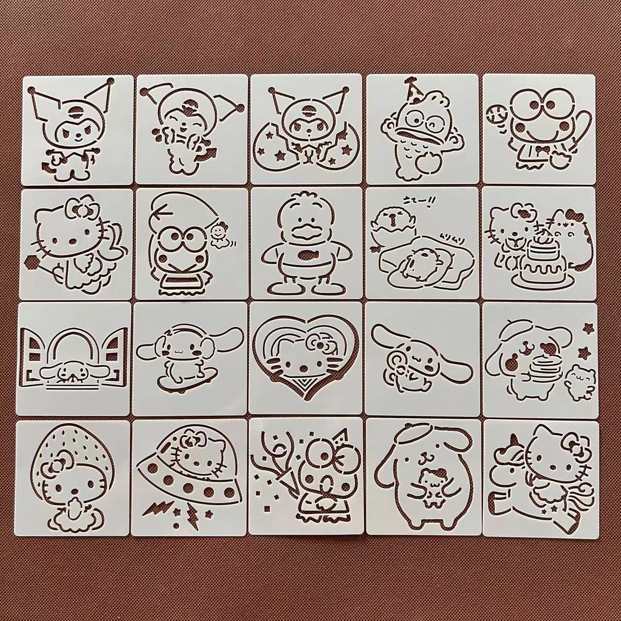 HelloKitty镂空卡通人物模板尺