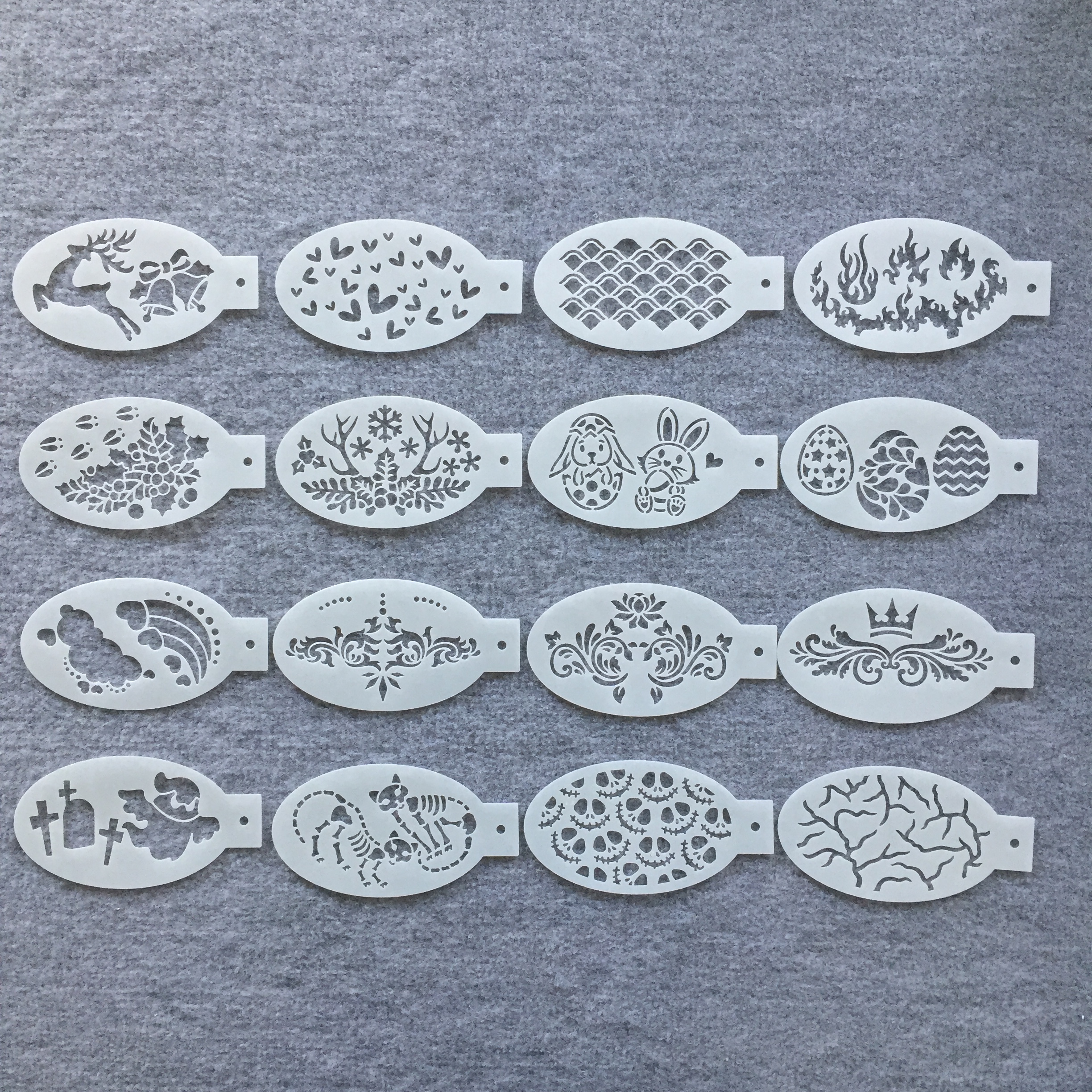 纹身模板镂空节日喷绘镂空