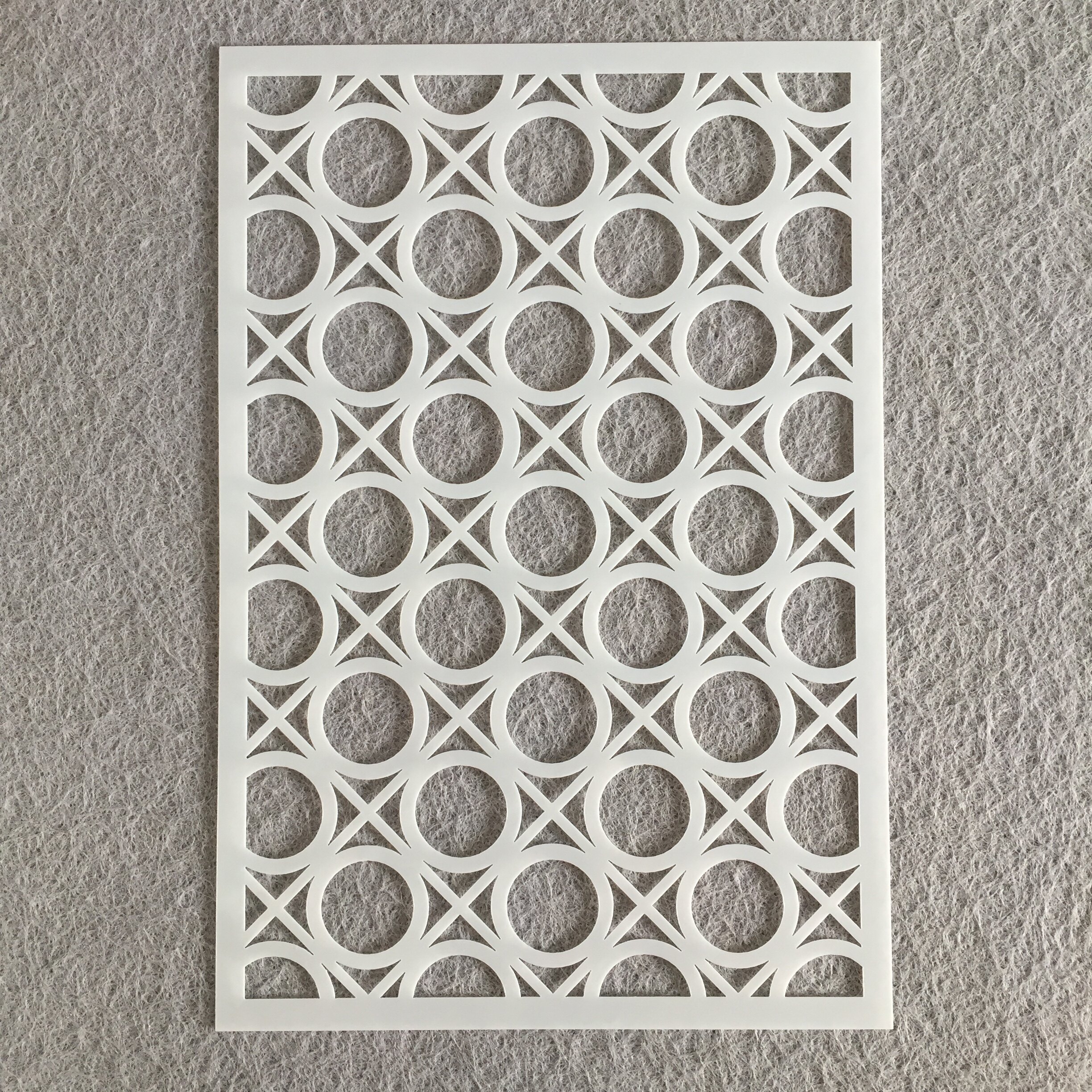 새로운 아마존 기하학 패턴 그림 템플릿 만다라 꽃 스프레이 중공 DIY 그림 중공 템플릿