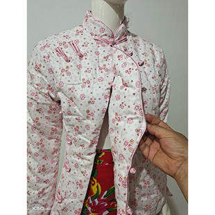 秋冬无静电厂家直销 修身 吟龙鸣凤新款 棉袄女纯棉花中国风中厚薄款