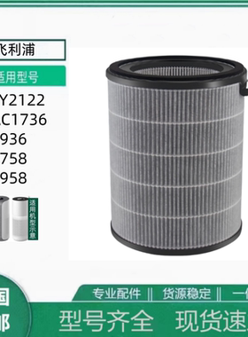 FY2122适配飞利浦空气净化器过滤网AC2958/2936/AC1736/1758滤芯