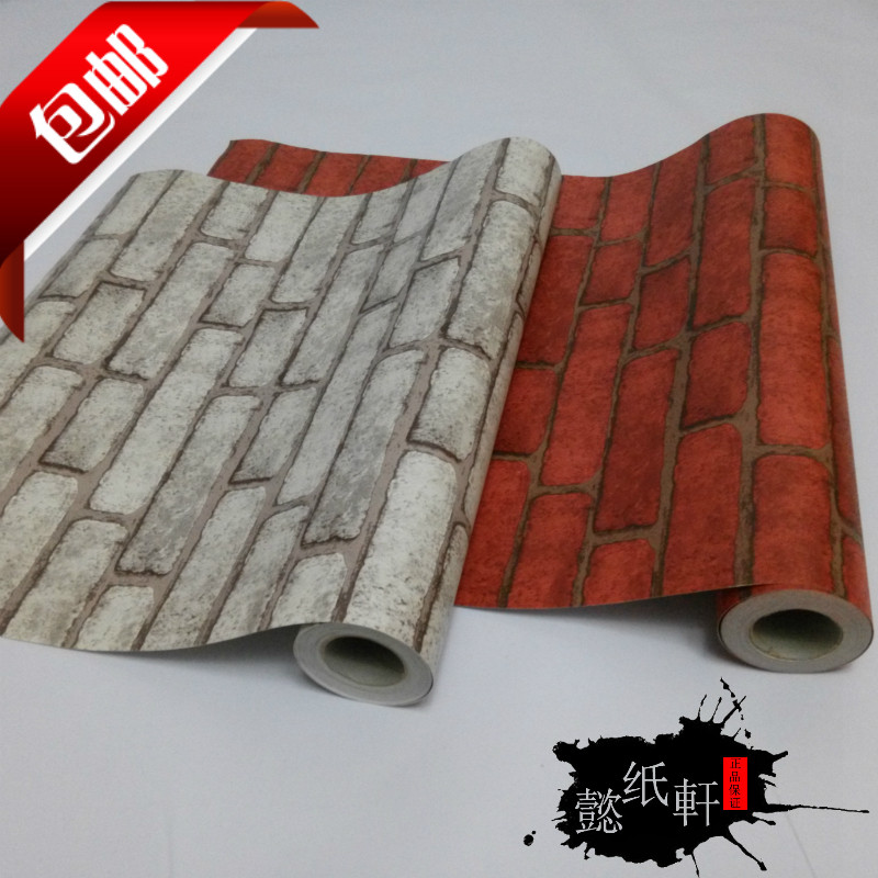 自粘墙纸带胶壁纸客厅家具翻新城墙复古砖块墙贴寝室美化装饰贴纸