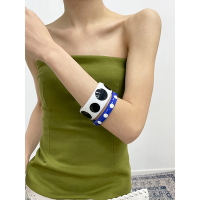 小众设计感时髦波点手镯