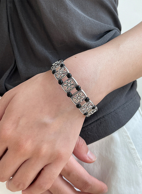 复古新中式花朵串珠手镯