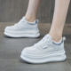 ZFCQ厚底内增高小白鞋 松糕软底好穿不累脚休闲单鞋 女款 2026春新款