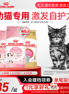 皇家猫粮幼猫猫粮皇家奶糕幼猫粮k36/bk34蓝猫美短布偶通用粮正品