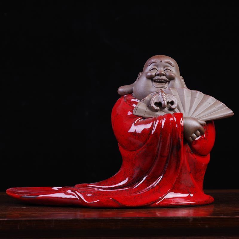 如意招财笑佛像风水客厅开业礼品