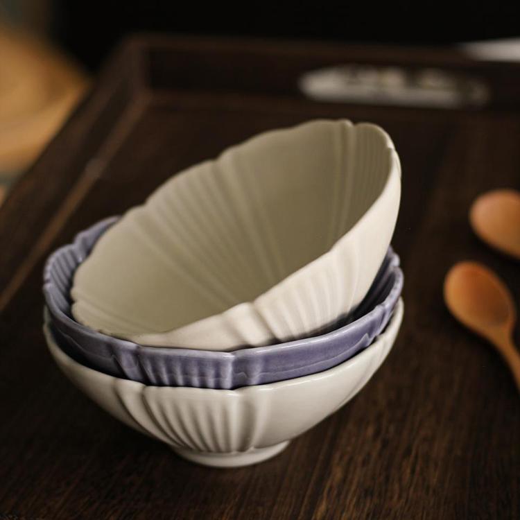 包邮日系外贸釉下彩Studio陶瓷饭碗雪糕甜汤沙拉钵拉面米粥麦片碗