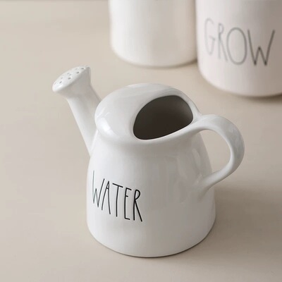 古典高贵出口欧单颜值陶瓷手工釉下彩水升花瓶浮雕画花器家居装饰